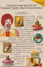 retro reclame 1990 McDonald's Happy Meal vakantie, Verzenden, Overige typen