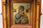 Maria altijd durende bijstand, Relikwie met document, Antiek en Kunst, Antiek | Religie, Ophalen of Verzenden