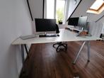 Hoekbureau met verstelbare poten, Huis en Inrichting, Bureaus, Ophalen, Gebruikt
