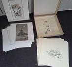 Linnen doos met Anton Pieck platen, 1960 tot 1980, Gebruikt, Ophalen of Verzenden, Prent