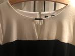 Elegante zwart/wit jurk maat 44 met corrigerende binnenjurk, Zwart, Maat 42/44 (L), Ophalen of Verzenden, Zo goed als nieuw