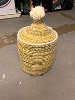 Handgemaakt Marokkaans Berber bijoux mand, Huis en Inrichting, Woonaccessoires | Schalen en Manden, Ophalen, Overige materialen