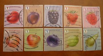 2018 Belgisch fruit van eigen kweek serie gestempeld beschikbaar voor biedingen