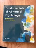 Fundamentals of Abnormal Psychology - Comer & Comer, Ophalen of Verzenden, Gelezen, Overige onderwerpen