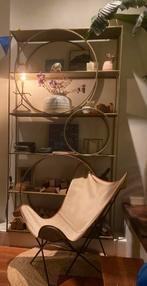 Kast goud/koper-kleurig metaal (verweerd), Ophalen, Met plank(en), Gebruikt, Minder dan 150 cm