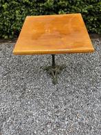 Bistro tafel Zwaar Gietijzeren Tuin tafelvoet ( France ), Tuin en Terras, Tuintafels, Ophalen, Gebruikt, Vierkant, Metaal