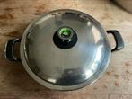 AMC braadpan met deksel (28 cm), Ophalen of Verzenden, Gebruikt, Koekenpan of Braadpan