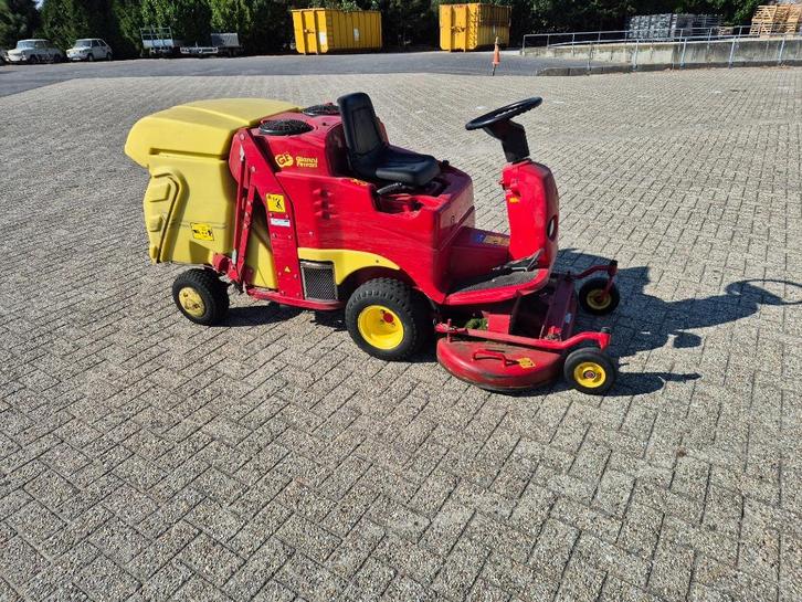 Gianni Ferrari TG Tech 18 frontmaaier met opvang, Tuin en Terras, Zitmaaiers, Gebruikt, 90 tot 120 cm, Elektrische starter, Opvangbak