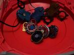 Beyblade opvouw stadion met 4 beys, Verzamelen, Speelgoed, Ophalen of Verzenden, Gebruikt
