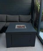 Vuurtafel inclusief gas - 95x95x56,5 cm grijs, Ophalen, Gebruikt