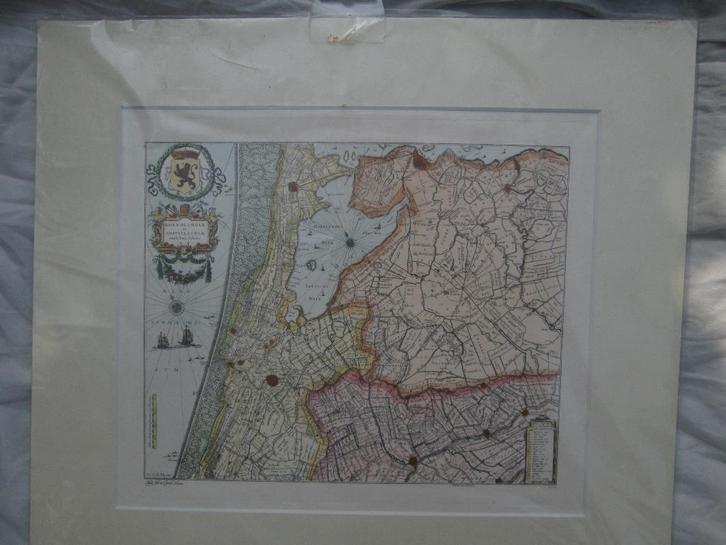 Rhenolandia Amstellandia Reproductie Joh. et Cornel. Blaeu, Boeken, Atlassen en Landkaarten, Gelezen, Landkaart, Nederland, 1800 tot 2000