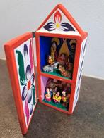 Handgeschilderde Peruaanse kerststal., Diversen, Kerst, Ophalen of Verzenden, Zo goed als nieuw