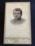 CDV, Jongeman, T. Post, Winschoten, Carte de Visite, Ophalen of Verzenden, Voor 1940, Gebruikt, Foto