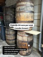 Originele houten whiskyton – massief eiken – €99 (Zaandam), 150 liter of meer, Ophalen, Gebruikt, Hout