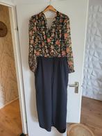 NafNaf Overall met Bloemenprint, Kleding | Dames, Zwart, Maat 42/44 (L), Ophalen of Verzenden, Zo goed als nieuw