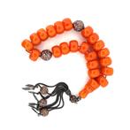 Catalin tesbih met diamanten, Ophalen of Verzenden, Zo goed als nieuw, Zilver