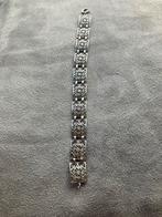 Vintage zilveren (835) schakel filidraan armband, Ophalen of Verzenden, Gebruikt, Zilver, Zilver