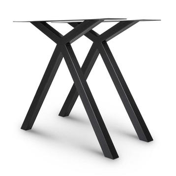 Stalen scissor poten set 4x4cm Y tafelpoten NiEUW! Y-poten x beschikbaar voor biedingen