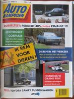 Autokampioen 20 1992 Renault 19 sedan, Peugeot 405, Corvair, Ophalen of Verzenden, Nieuw, Peugeot