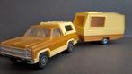 Chevrolet Blazer met Caravan 1:36 Majorette Pol, Hobby en Vrije tijd, Modelauto's | Overige schalen, Zo goed als nieuw, Verzenden