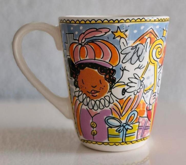 Beker Blond Amsterdam Sinterklaas en Zwarte Piet, Diversen, Sinterklaas, Nieuw, Ophalen of Verzenden
