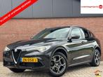 Alfa Romeo Stelvio 2.0 T AWD SUPER | LEDER | NAVI | CAMERA!, Automaat, 4 cilinders, 2000 kg, Zwart