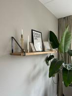 Massief Eiken Wandplank met Beugels, Ophalen, Nieuw