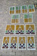 Glas in lood 13 st, Doe-het-zelf en Verbouw, Glas en Ramen, Ophalen, Gebruikt, Overige typen, Glas in lood