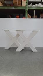 Witte X-tafelpoten – set van 2, Ophalen, Tafelpoot, 50 tot 100 cm, Vierkant