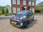 Kia Picanto 1.2 Cvvt 3-DRS 2011 Zwart, Auto's, Kia, Zwart, 4 cilinders, 400 kg, Zwart