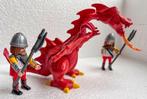 Playmobil Rode Draak met twee ridders, Ophalen of Verzenden, Zo goed als nieuw, Complete set