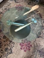 Geweldige glazen salontafel, Ophalen, Gebruikt, 50 tot 100 cm, Rond