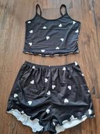 Shein Zwart Wit Hartjes Set - Maat S, Shein, Ophalen of Verzenden, Nieuw, Maat 36 (S)
