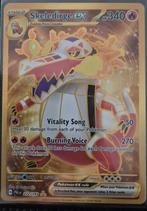 Skeledirge EX Gold - Paldea Evolved 272/193, Ophalen of Verzenden, Zo goed als nieuw, Losse kaart, Foil