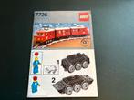 Lego 12v trein instructie boekje 7725, Kinderen en Baby's, Speelgoed | Duplo en Lego, Ophalen of Verzenden, Lego, Lego, Lego