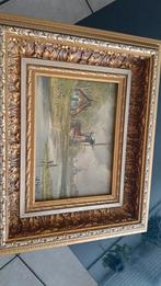 Mooi schilderij Hollands landschap, Antiek en Kunst, Ophalen