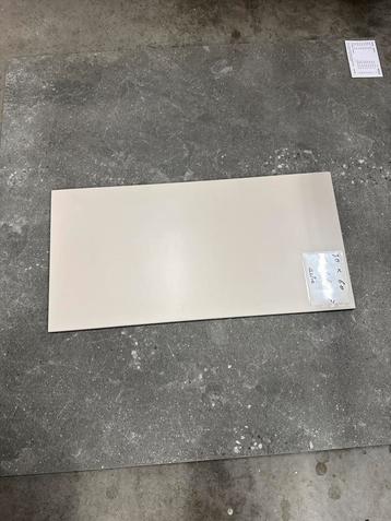 Witte 30x60cm semi-glans tegel - Vloer/Wand beschikbaar voor biedingen