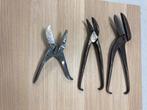 Metaal knipschaar 3x, Ophalen of Verzenden, Gebruikt