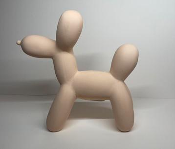 Ballonhond balloondog spaarpot beige crèmekleurig beschikbaar voor biedingen