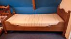 Houten ledikant met M-line matras, Ophalen, Gebruikt, 90 cm, Eenpersoons