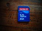 sd memory card sandisk 1 gb, Audio, Tv en Foto, Fotografie | Geheugenkaarten, SD, Ophalen of Verzenden