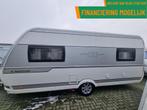 HOBBY 495 UL silverline MOVER + VOORTENT + ENKELE BEDDEN, Caravans en Kamperen, Caravans, Mover, Rondzit, Hobby, 7 tot 8 meter