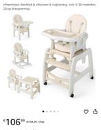 3 in 1 babystoel, kinderstoel &eetkamerstoel &kinderzitgroep, Ophalen, Nieuw