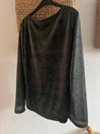 Glitter Shirt maat grijs / oksel 52, Ophalen of Verzenden, Zo goed als nieuw, Maat 46/48 (XL) of groter, Grijs