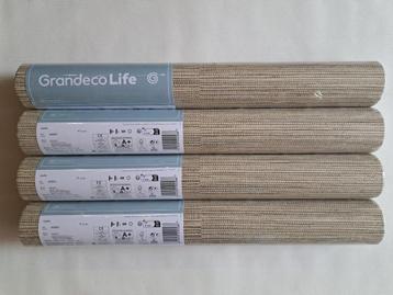 HOTEL CHIQUE TEXTIELLOOK BEHANG grijs beige taupe - A62903 beschikbaar voor biedingen