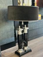 Eichholz lamp met fluwelen kap, Ophalen, Zo goed als nieuw, 75 cm of meer