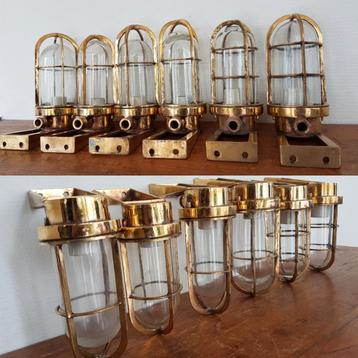 Grote partij oude wandlamp tuinlamp scheepslamp 175ps  beschikbaar voor biedingen