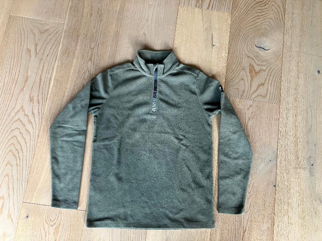 Legergroen-bruine skipully Brunotti maat 164, Kinderen en Baby's, Kinderkleding | Maat 164, Trui of Vest, Ophalen of Verzenden