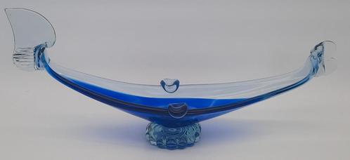 Vintage glazen gondel asbak Murano?, Antiek en Kunst, Antiek | Glas en Kristal, Ophalen of Verzenden