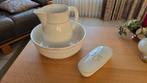 Porceleinen waskom en schaal set, Ophalen of Verzenden
